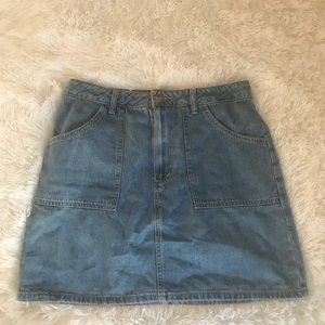 Vintage blue jean skirt